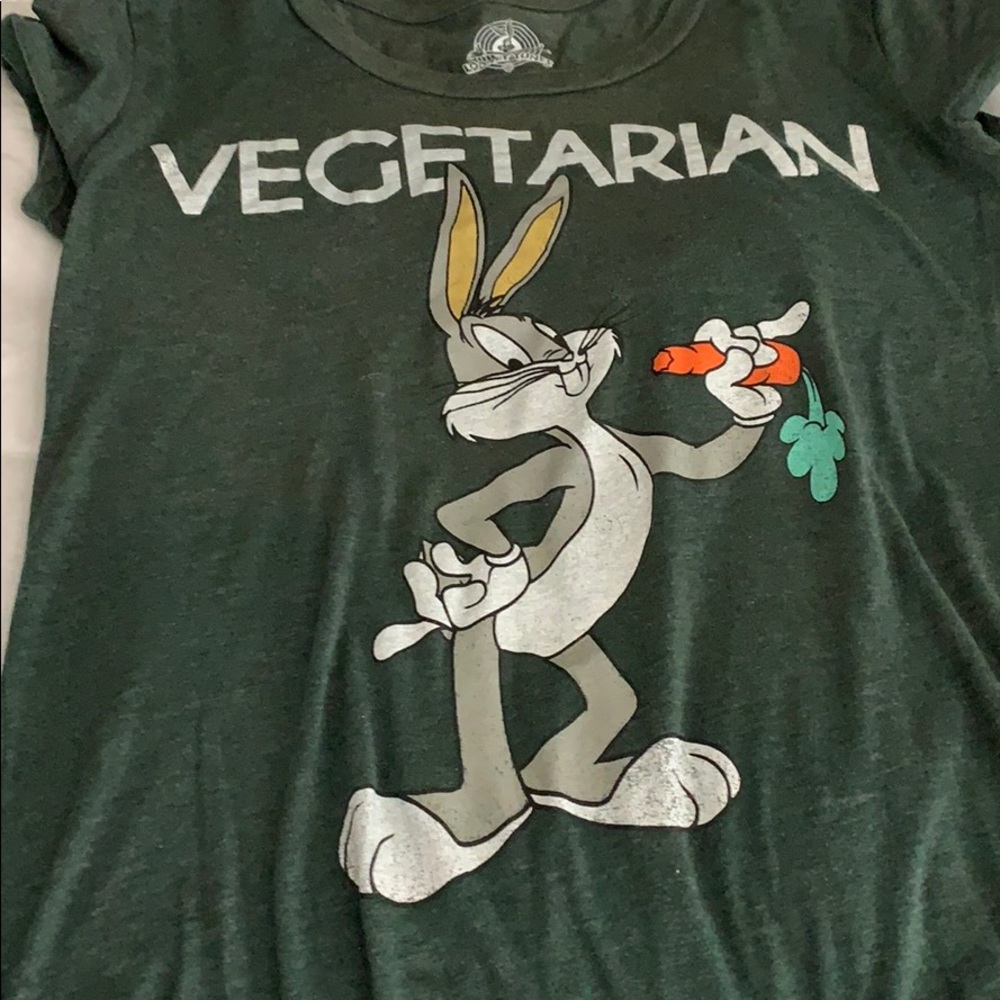 Bugy bunny vegetarian tshirt